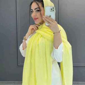 شال نخی پلیسه وارداتی نرم وزیبا