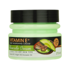 کرم کاسه ای نرم کننده ویتامین E و آووکادو دافی 270 میل مخصوص پوست چرب