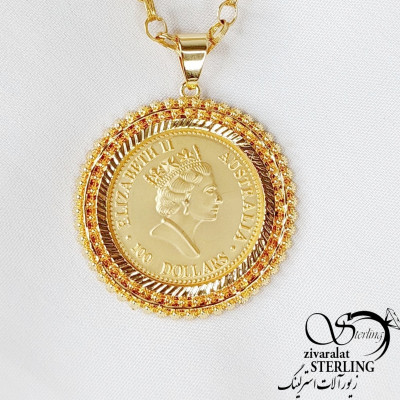 گردنبند الیزابت my dear روکش طلا کد 10447