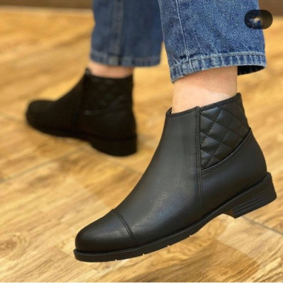 نیم بوت زنانه‌ بغل زیپ-128303