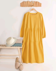 پیراهن کتان ثنا-113404