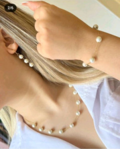 نیم ست مروارید سنگی-119164