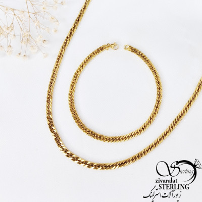 ست کارتیه استیل مردانه کد 10797