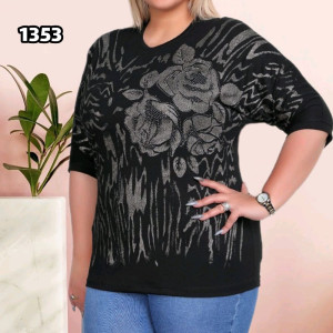 تیشرت تک زنانه سایز بزرگ