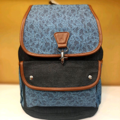 کوله پشتی جین ذغالی