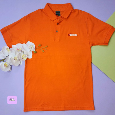 تیشرت سوپر‌نخ پنبه یقه فرنچ سایز 2XL-107617