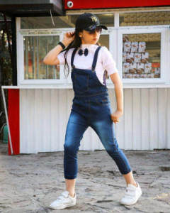 ست شومیز و سرهمی دخترانه پاپیون دار-132234