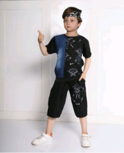 ست لباس پسرانه تیشرت و شلوارک بچگانه-134028