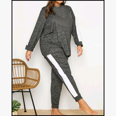 ست هودی و شلوار زنانه سایز بزرگ