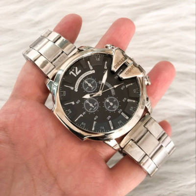 ساعت دیزل مردانه بنداستیل نقره ای-156421