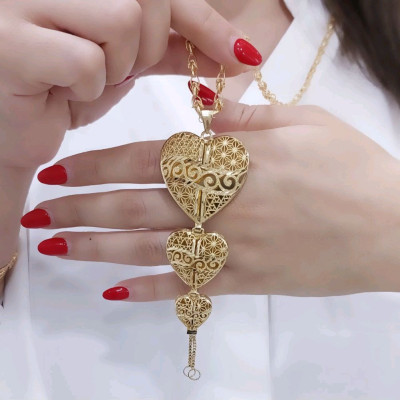 گردنبند بلند طرح  طلا هترینگ جدید-130797