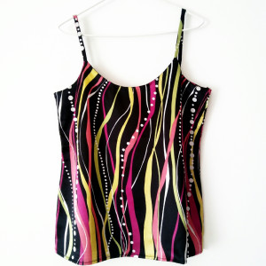 تاپ ساتن یقه گرد سایز 32 تا 50