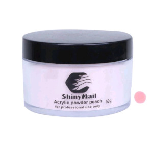پودر کاشت ناخن شاینی نیل مدل peach وزن 50 گرمی
