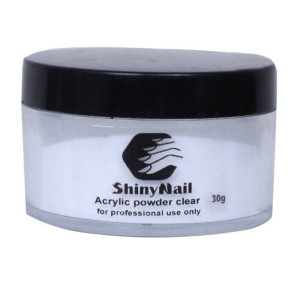 پودر کاشت ناخن شاینی نیل مدل clear وزن 30 گرمی