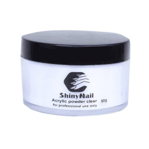 پودر کاشت ناخن شاینی نیل مدل clear وزن 50 گرمی
