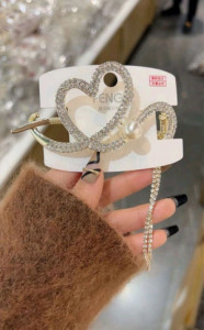 گیر مسافرتی آویز دار طرح قلب-132301