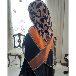 روسری نخی پلنگی-117040