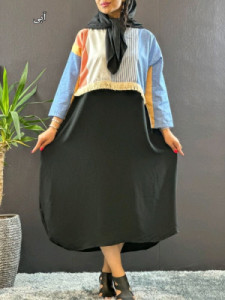 مانتو دوتیکه پایین ریش-150262