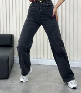 شلوار جین نیم بگ زنانه