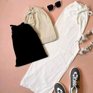 شلوار بگ الیاف طبیعی