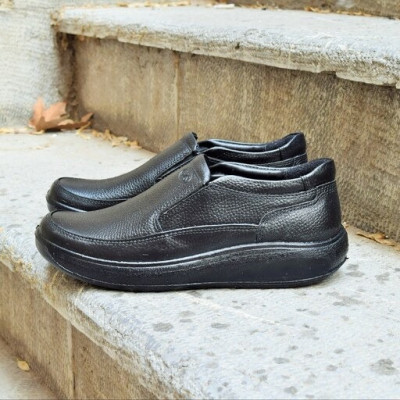 کفش مردانه طبی چرم طبیعی تبریز OFF - مدل ساکو SACO - چرمید