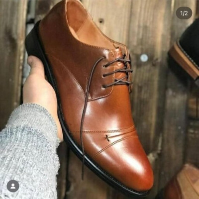 کفش مجلسی چرم طبیعی تبریز مدل ریچارد - چرمید
