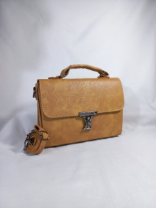 کیف زنانه کیف دخترانه دوشی خردلی