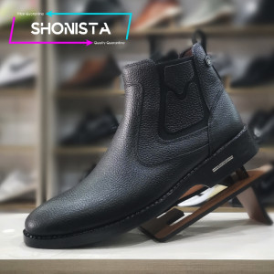 نیم بوت مردانه چرم شرانگ-151095