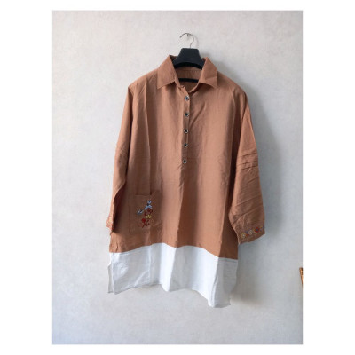 تونیک زنانه جنس بابوس فری سایز