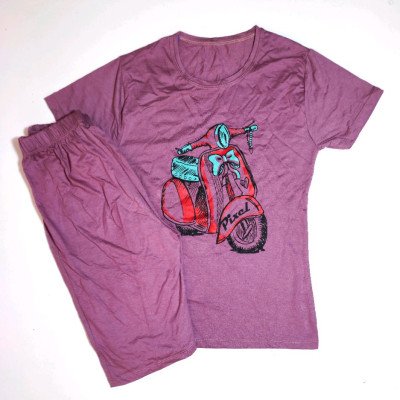 تیشرت شلوارک دخترانه سایز 60/65