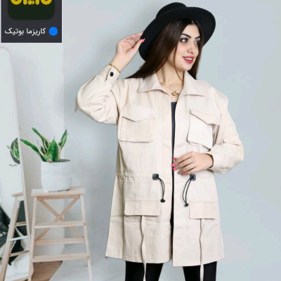 مانتو کتی زنانه کتان مدل مانتو کتی کارگو اسپورت وارداتی